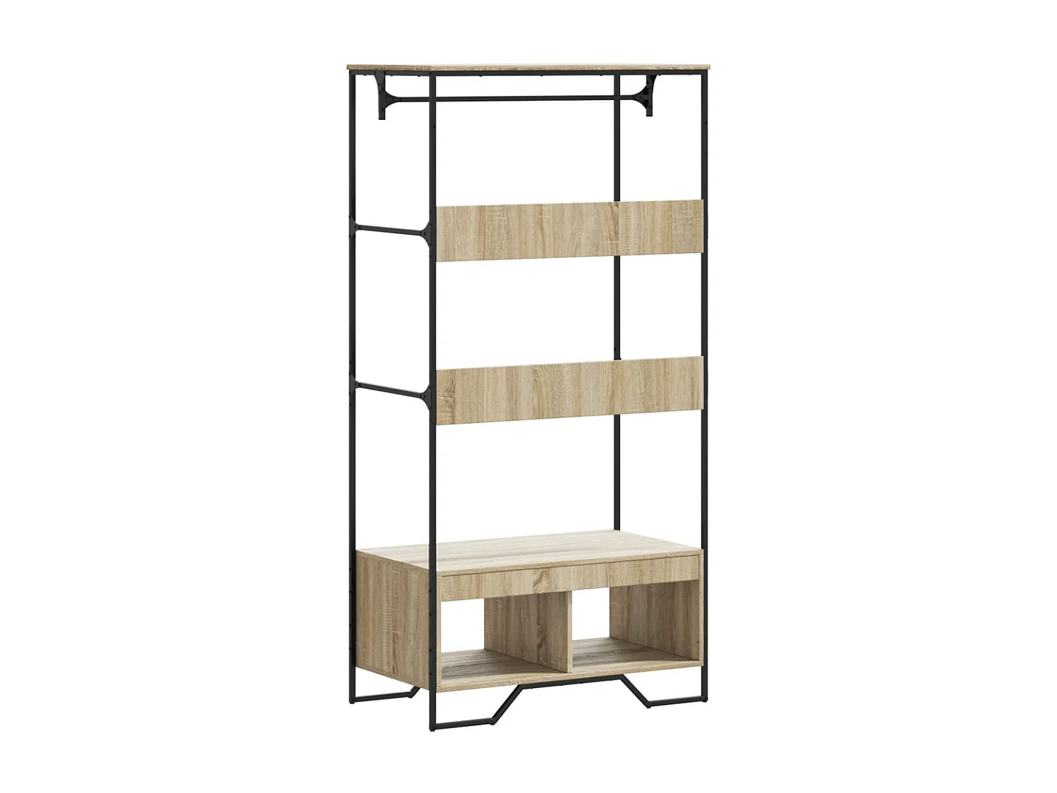 Armoire chêne sonoma 90x50x180 cm bois d'ingénierie