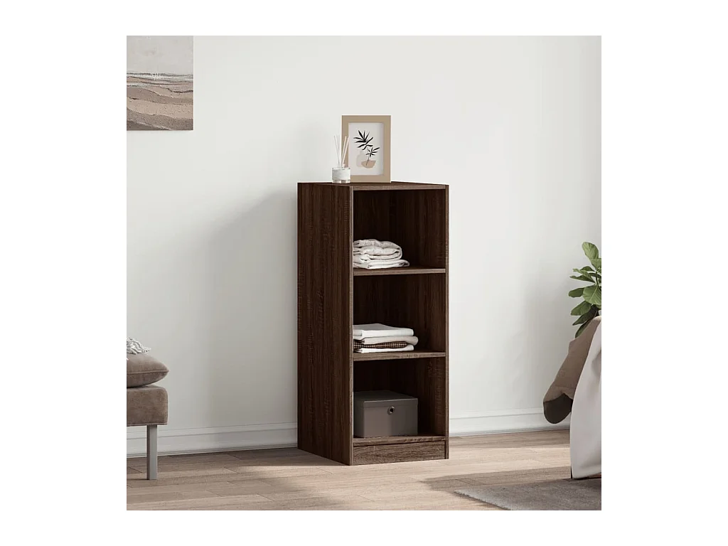 Bruin eiken kledingkast 48x41x102 cm samengesteld hout