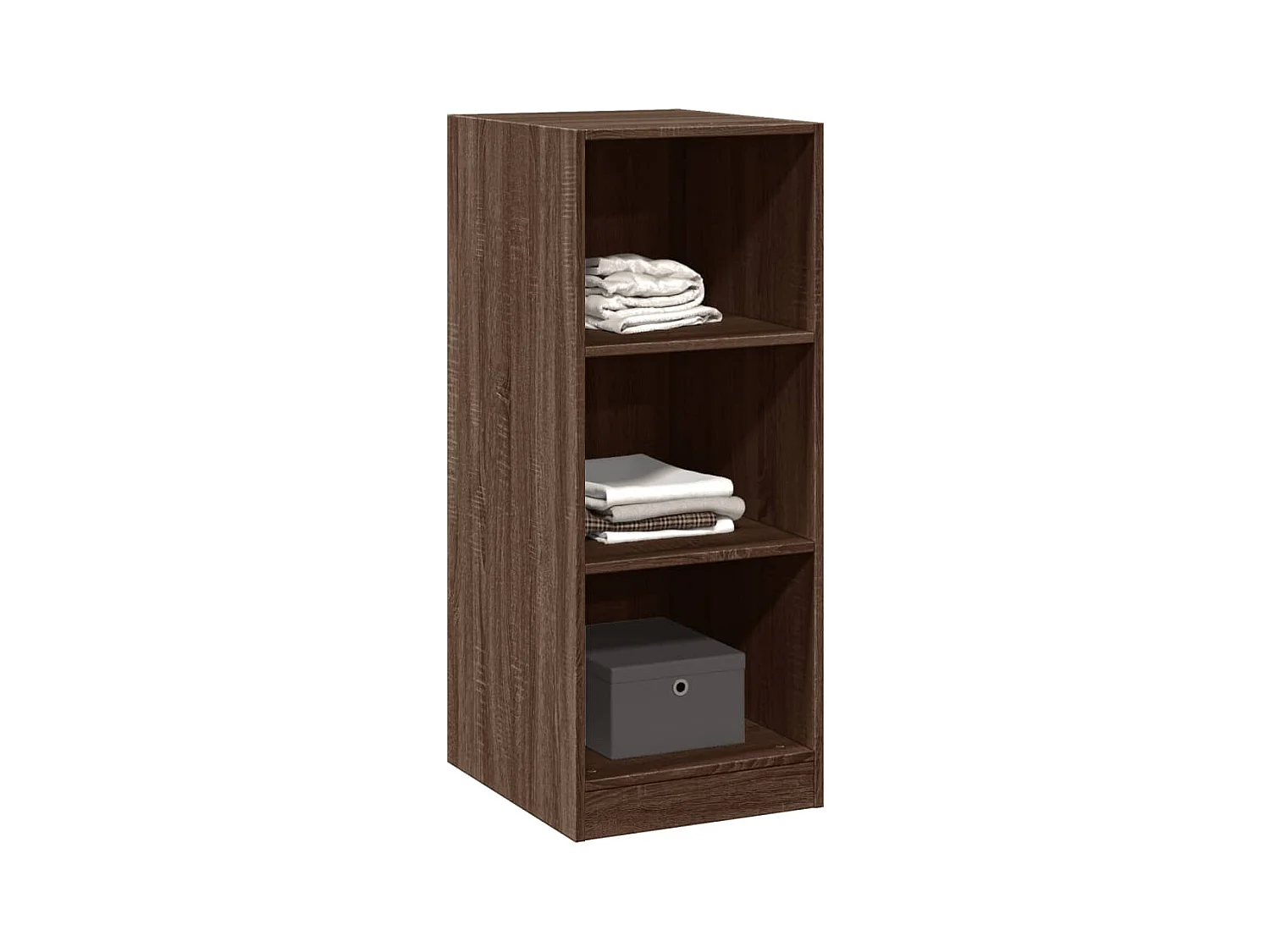 Bruin eiken kledingkast 48x41x102 cm samengesteld hout