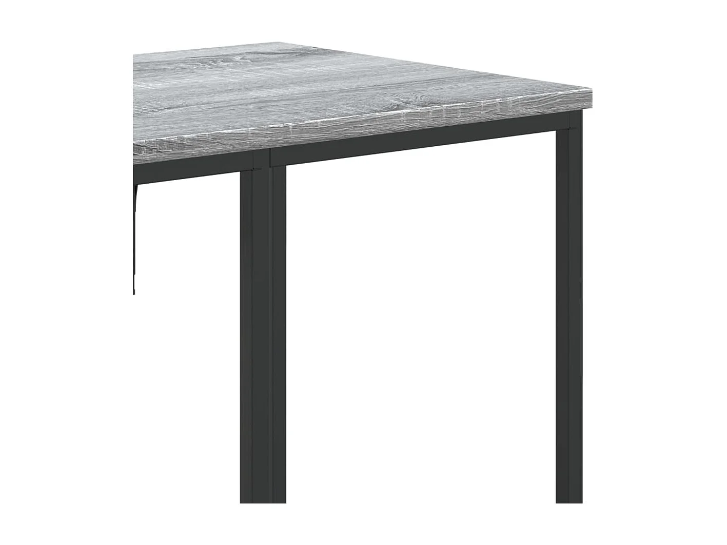 Perchero con estantes de madera contrachapada gris sonoma