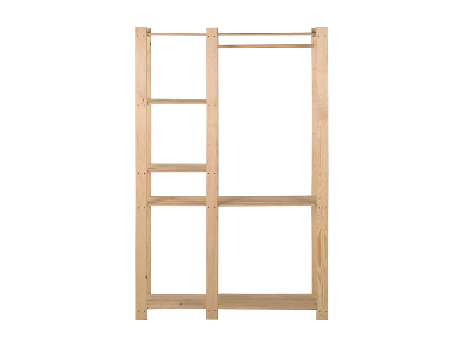 Porte-manteau 110x38x170 cm Bois de pin massif