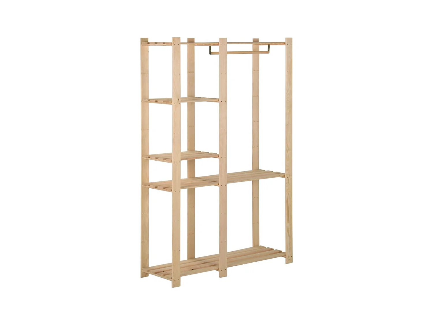 Porte-manteau 110x38x170 cm Bois de pin massif