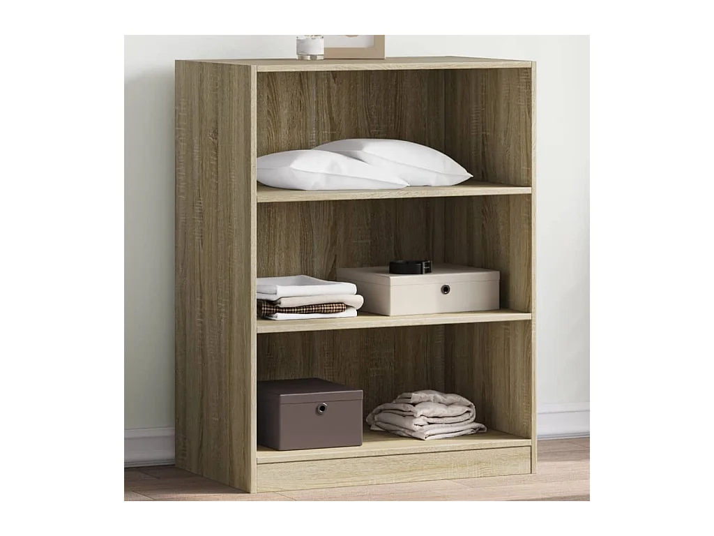 Garde-robe chêne sonoma 77x48x102 cm bois d'ingénierie