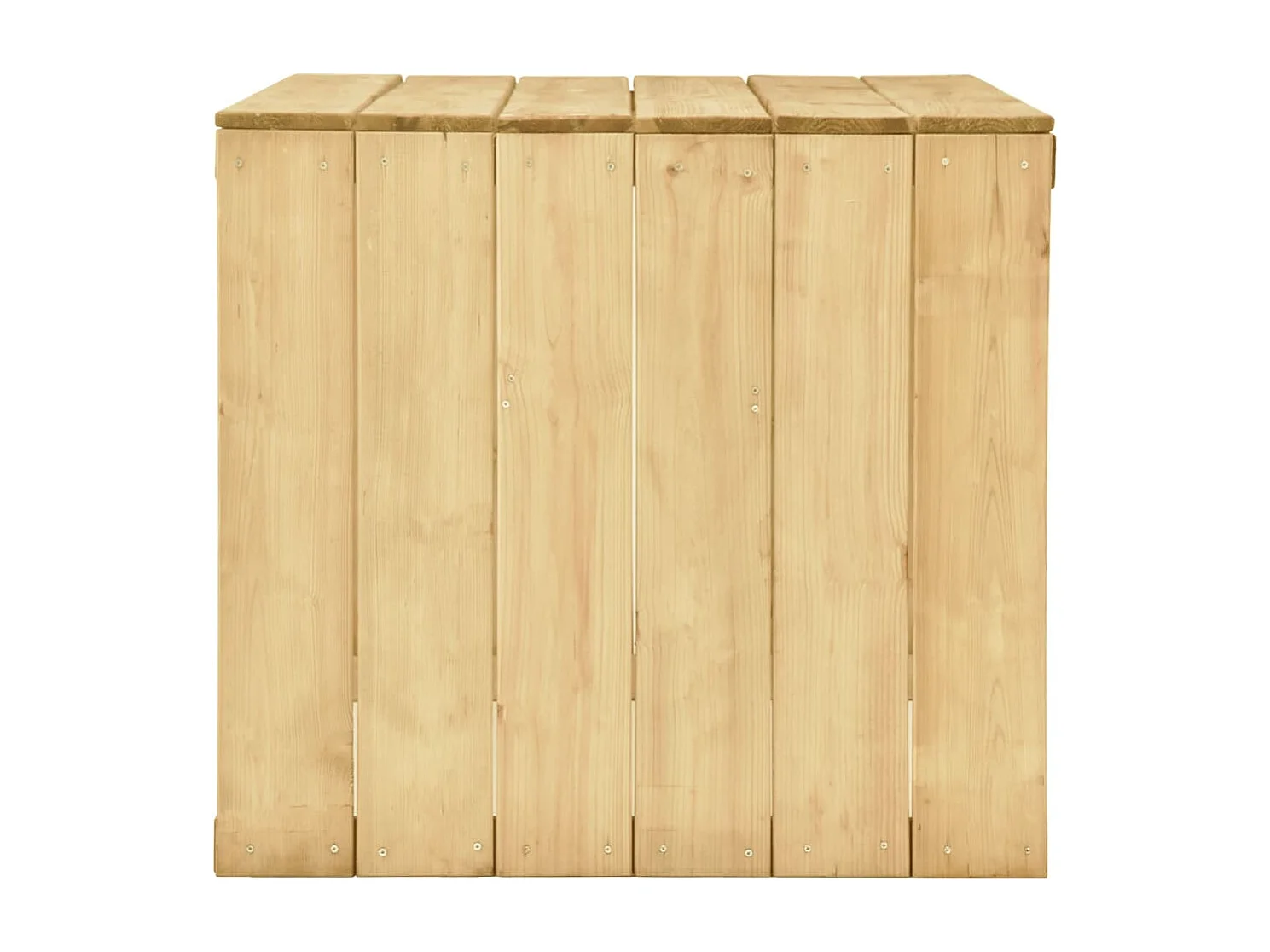 Comedor de jardín 7 pzas con cojines madera de pino impregnada