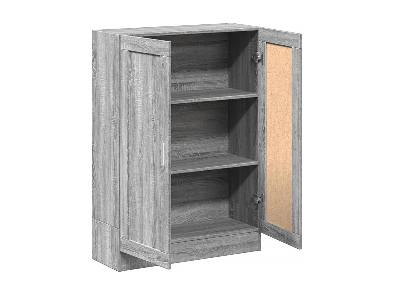 Boekenkast 82,5x30,5x115 cm bewerkt hout grijs sonoma eiken