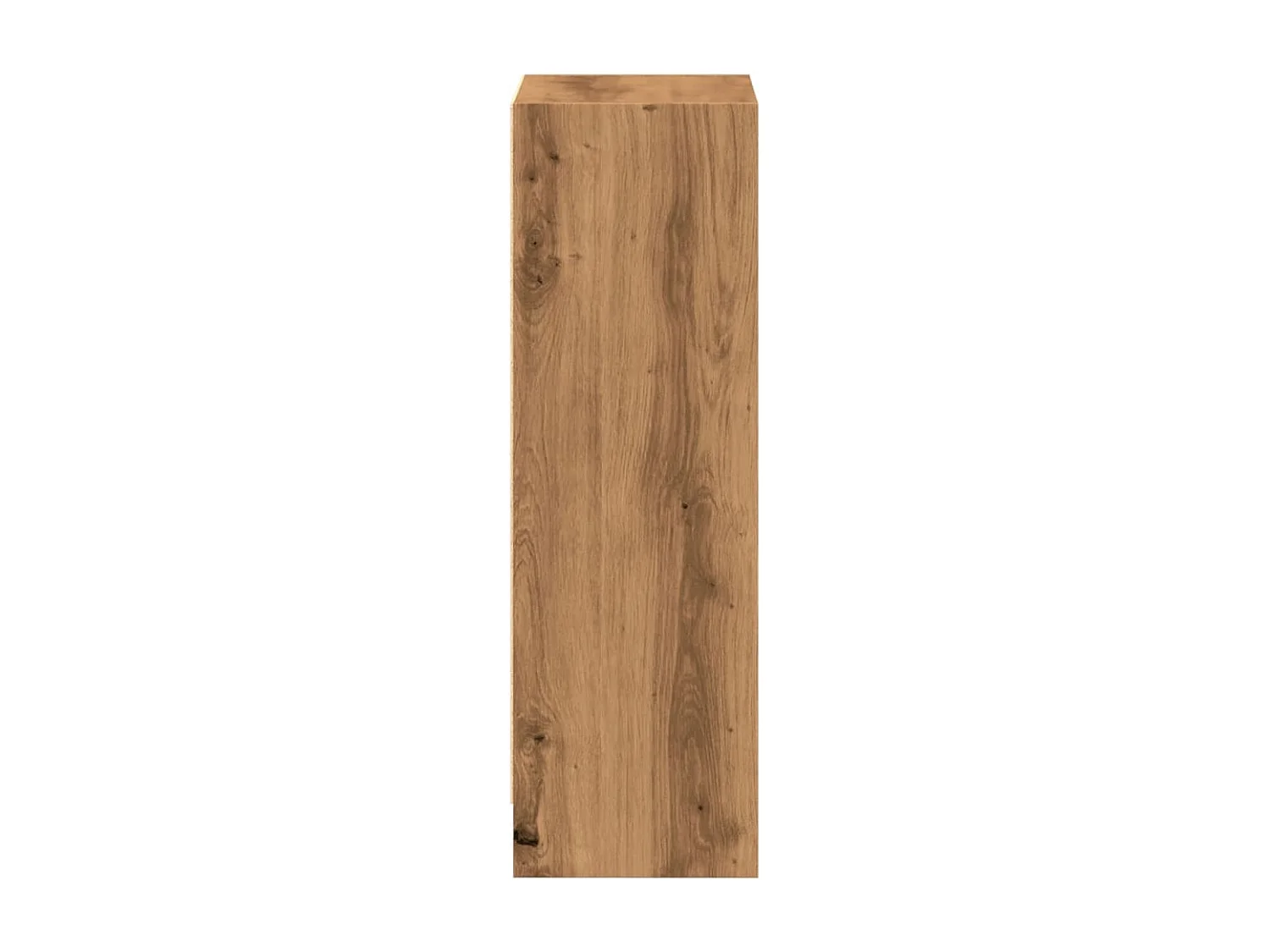 Bibliothèque chêne artisanal 40x24x76 cm bois d'ingénierie