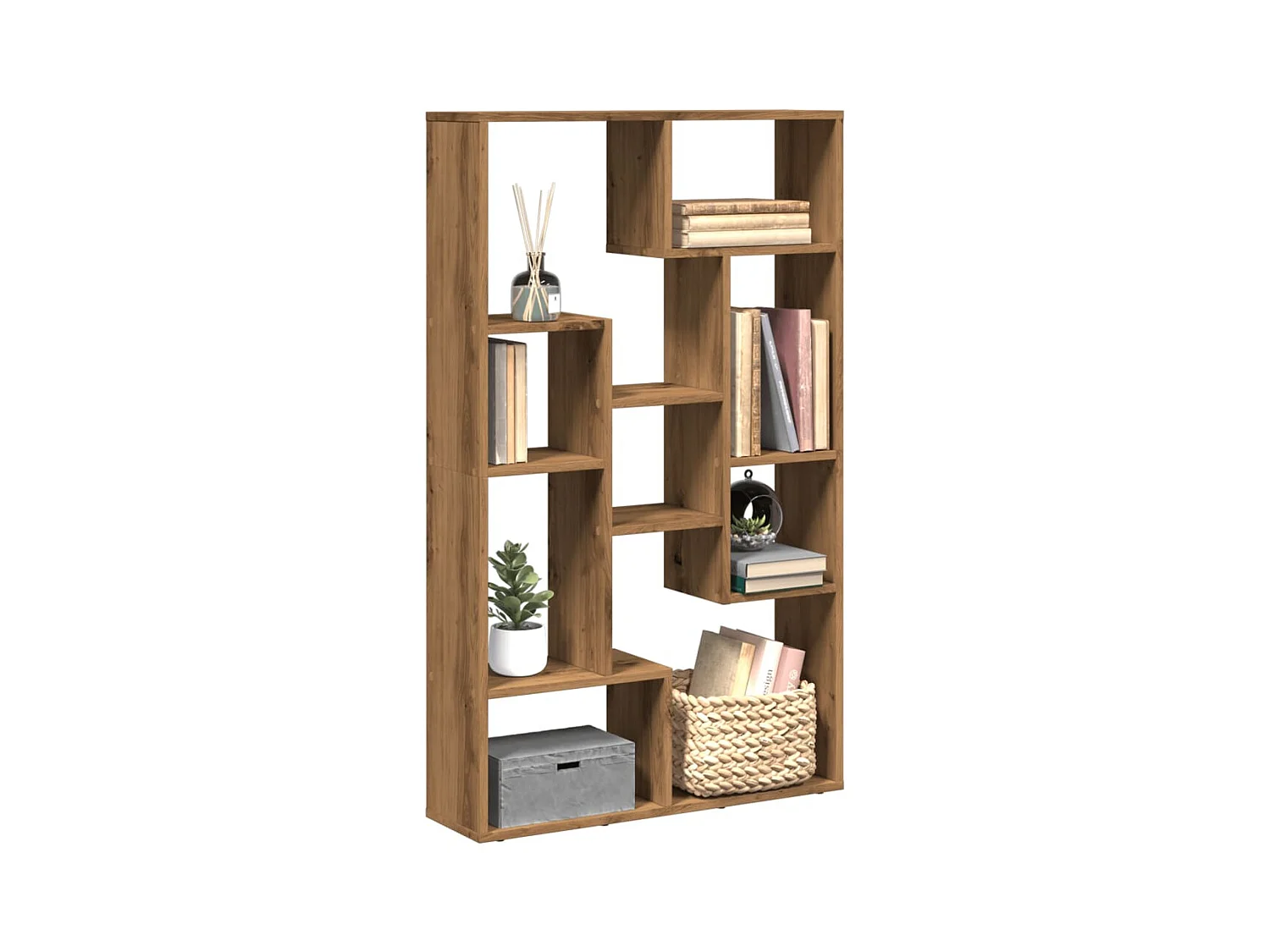 Bücherregal Artisan-Eiche 72x20x120 cm Holzwerkstoff