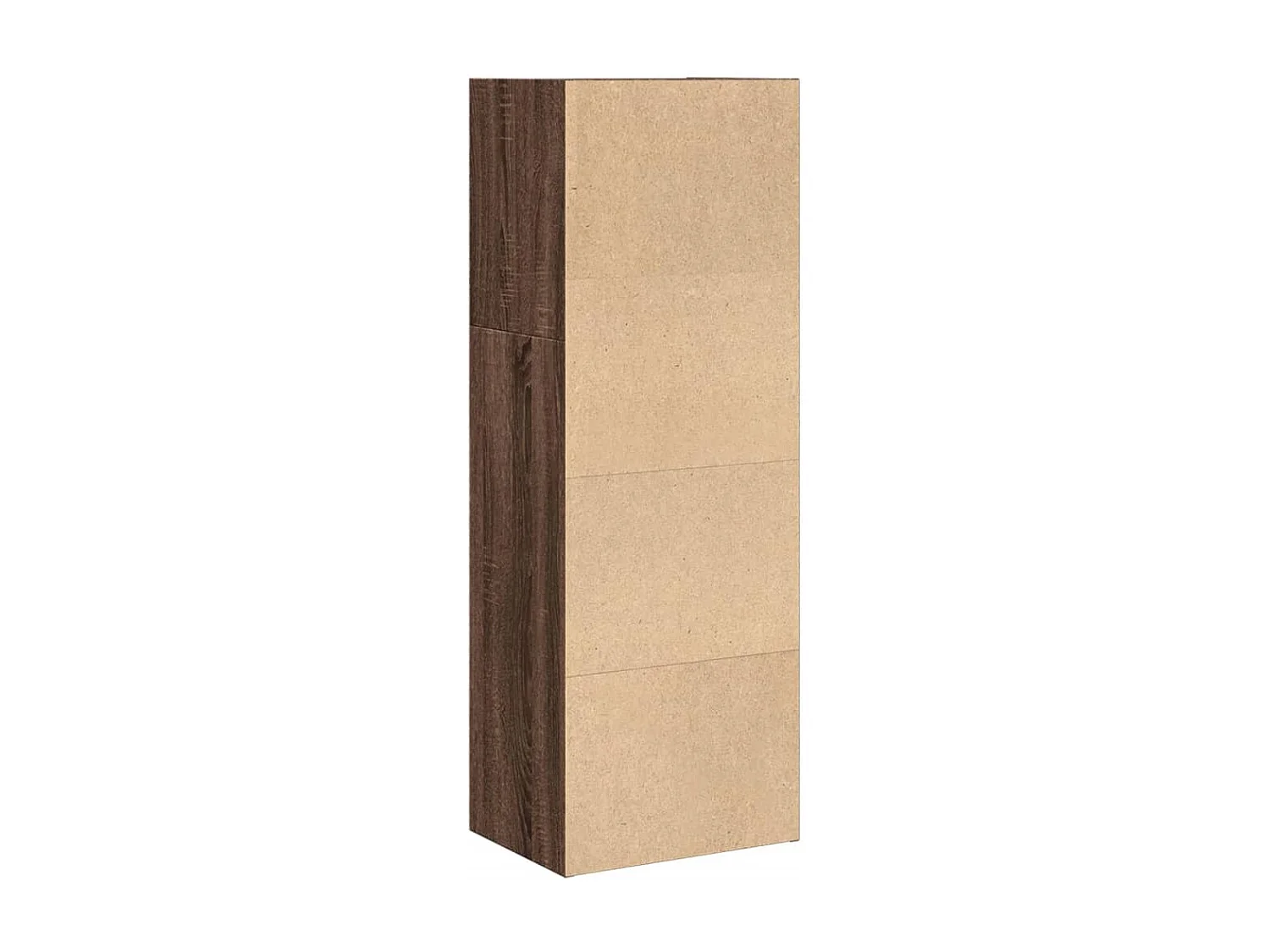 Bibliothèque chêne fumé 40x30x114 cm bois d'ingénierie