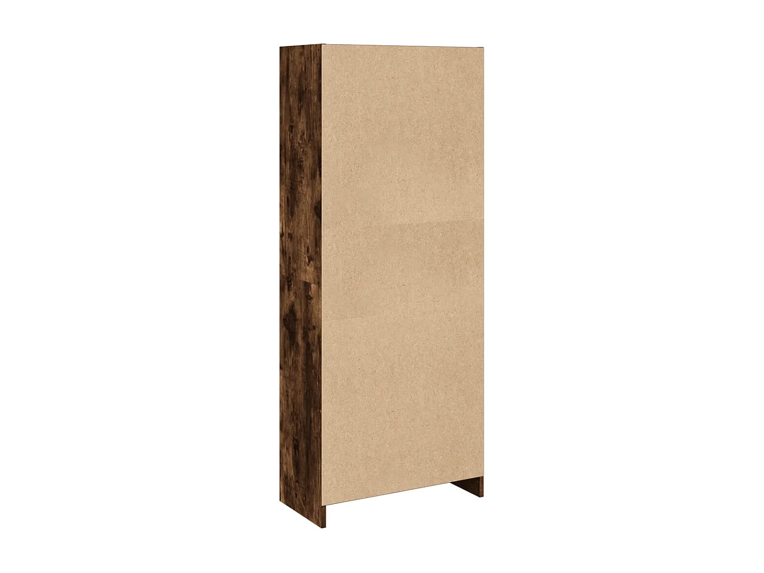 Bibliothèque chêne marron 57x28,5x141 cm bois d'ingénierie