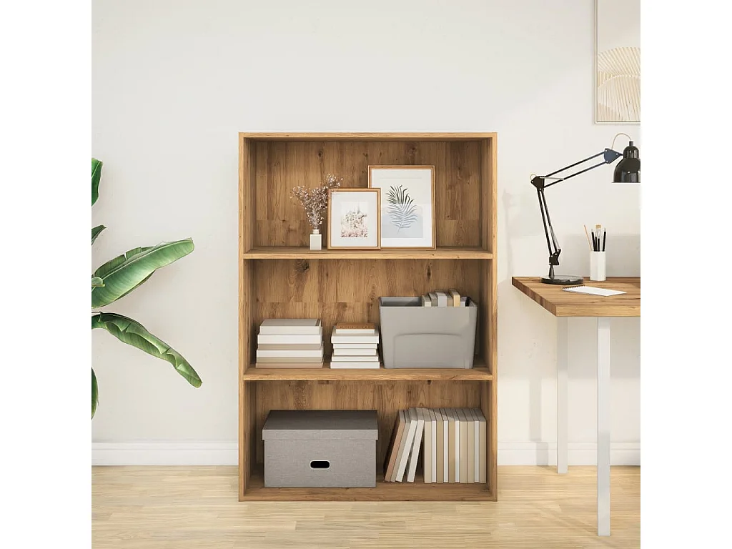 Libreria Rovere Artigianale 80x30x114 cm in Legno Multistrato