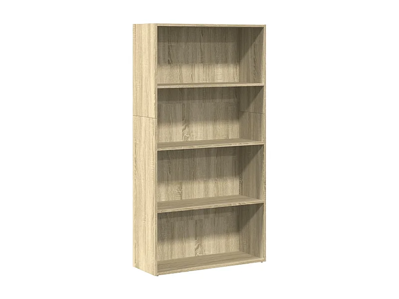 Libreria Rovere Sonoma 80x30x152 cm in Legno Multistrato