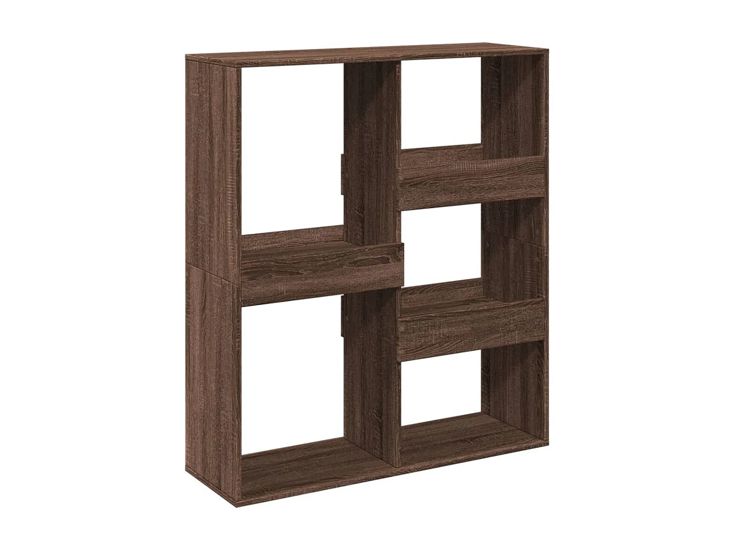 Bibliothèque chêne marron 50x25x105 cm bois d'ingénierie