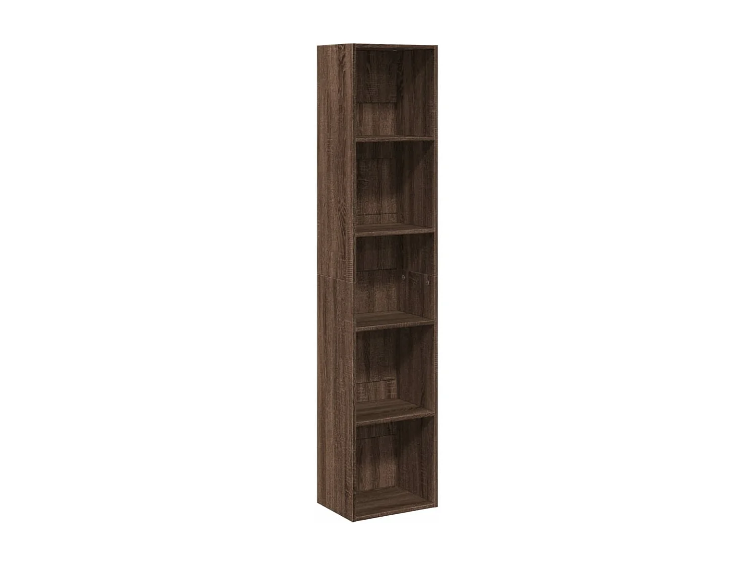 Bibliothèque chêne marron 40x30x189 cm bois d'ingénierie