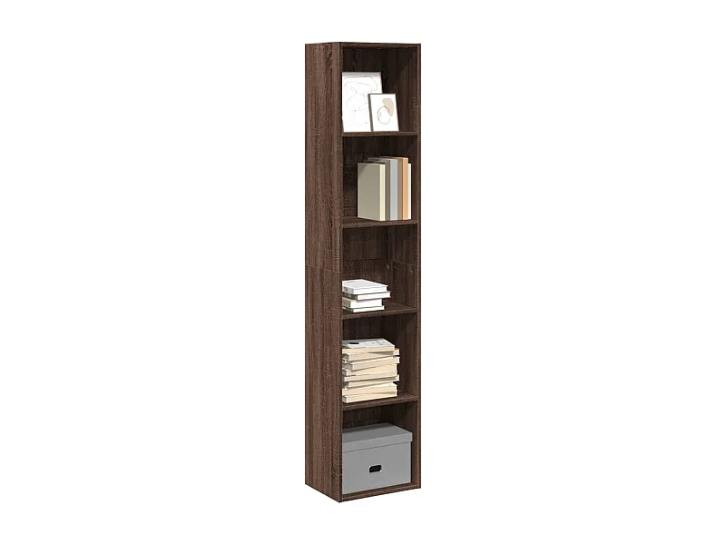 Libreria Rovere Marrone 40x30x189 cm in Legno Multistrato