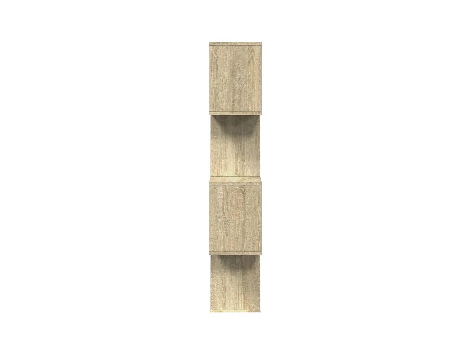 Bibliothèque vieux bois 82,5x30,5x115 cm bois d'ingénierie