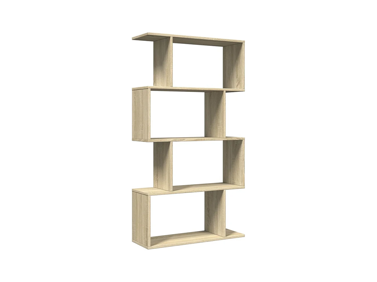Bibliothèque vieux bois 82,5x30,5x115 cm bois d'ingénierie