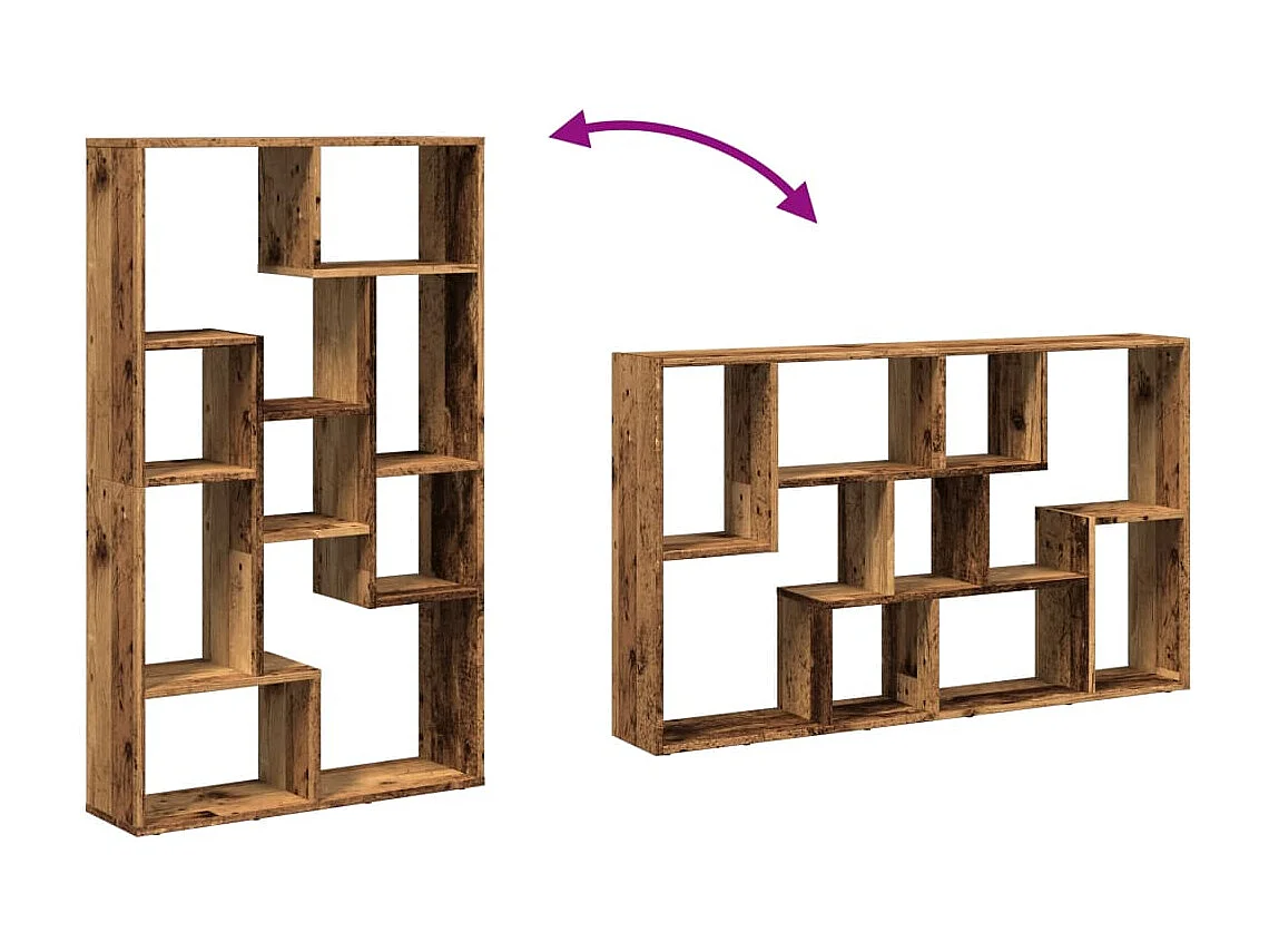 Bibliothèque blanc 72x20x120 cm bois d'ingénierie