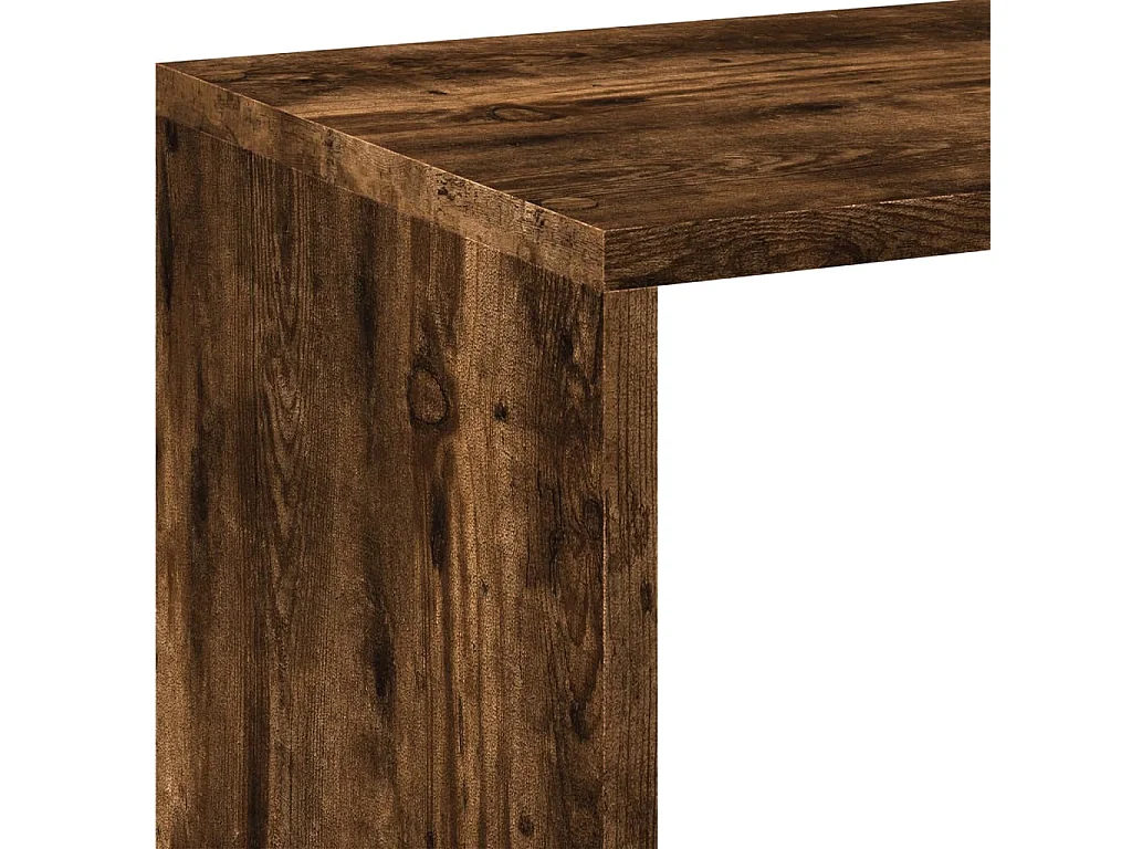 Librería divisora 4 niveles roble artisan 131,5x29x131,5 cm