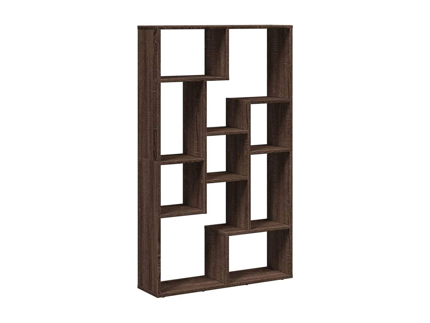 Bibliothèque sonoma gris 60x24x176 cm bois d'ingénierie