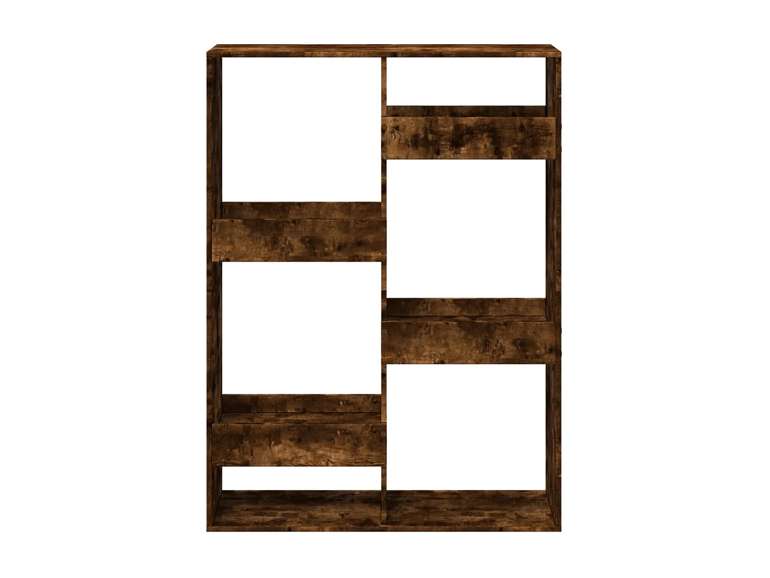 Libreria Rovere Fumo 100x33x135 cm in Legno Multistrato