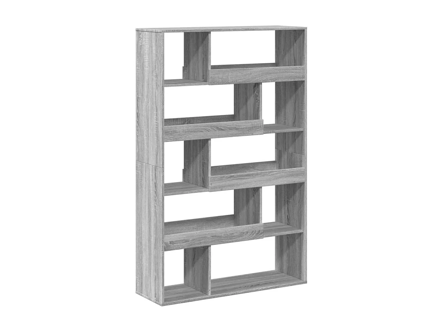 Bibliothèque sonoma gris 100x33x156,5 cm bois d'ingénierie