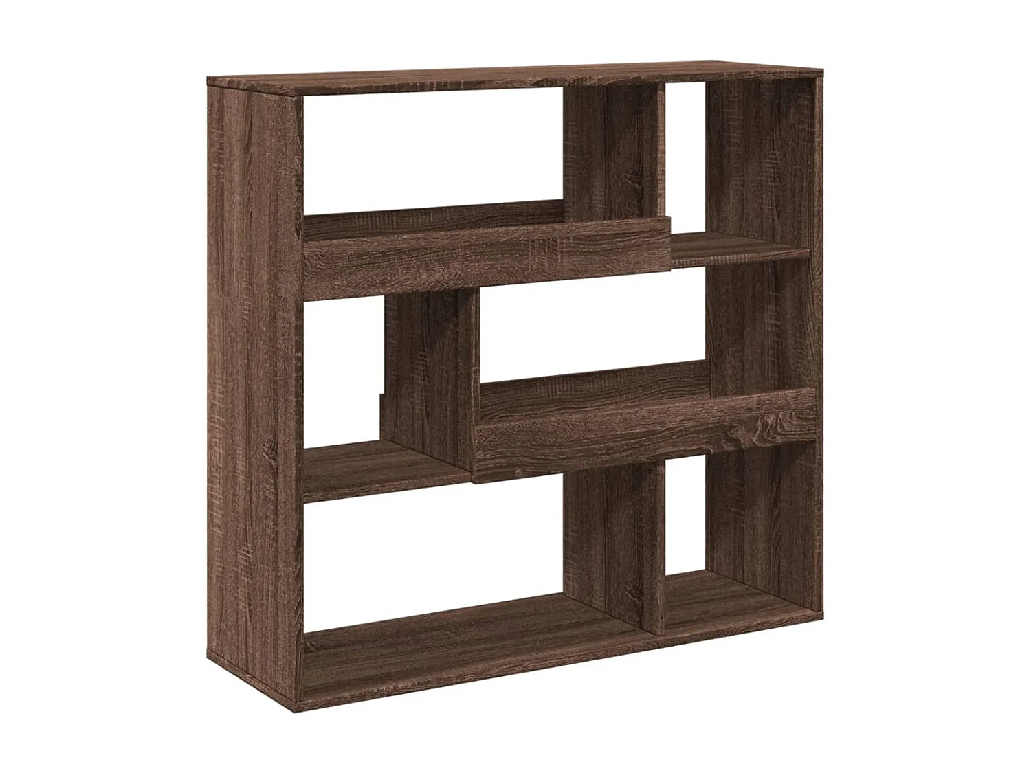 Bibliothèque sonoma gris 100x33x156,5 cm bois d'ingénierie