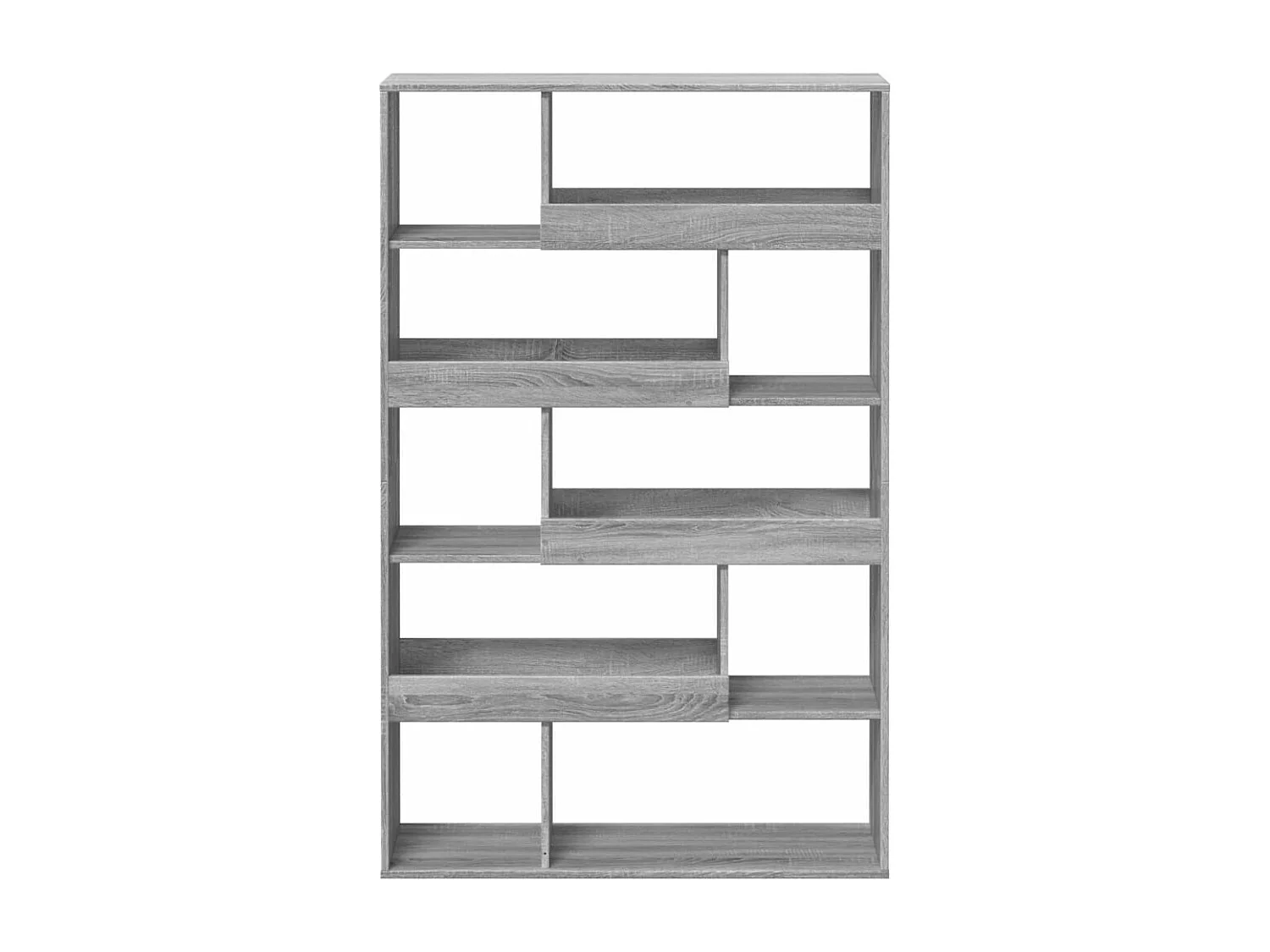 Bücherregal Grau Sonoma 100x33x156,5 cm Holzwerkstoff