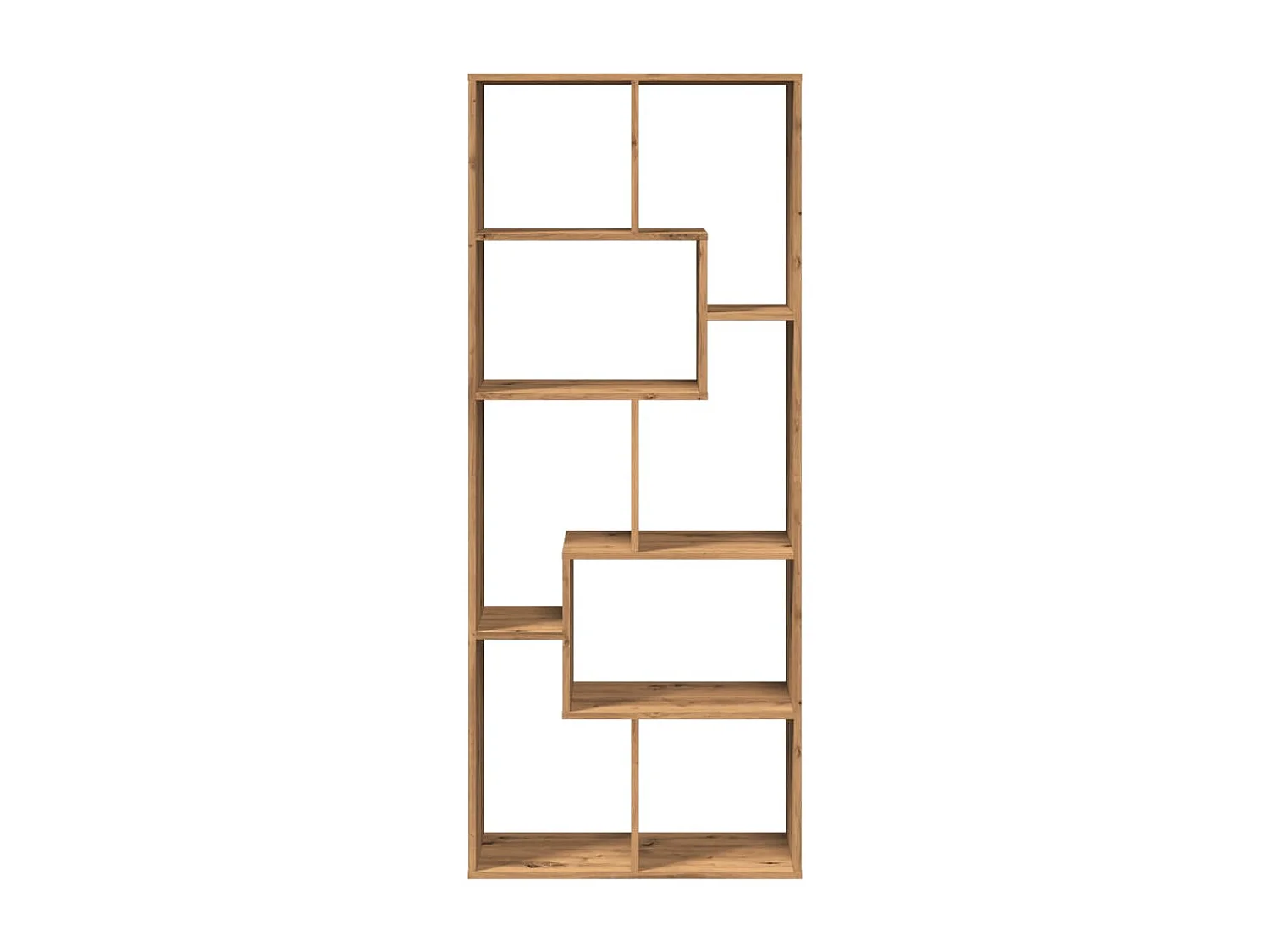 Libreria Divisorio Rovere Artigianale 67x25x161,5 cm Truciolato