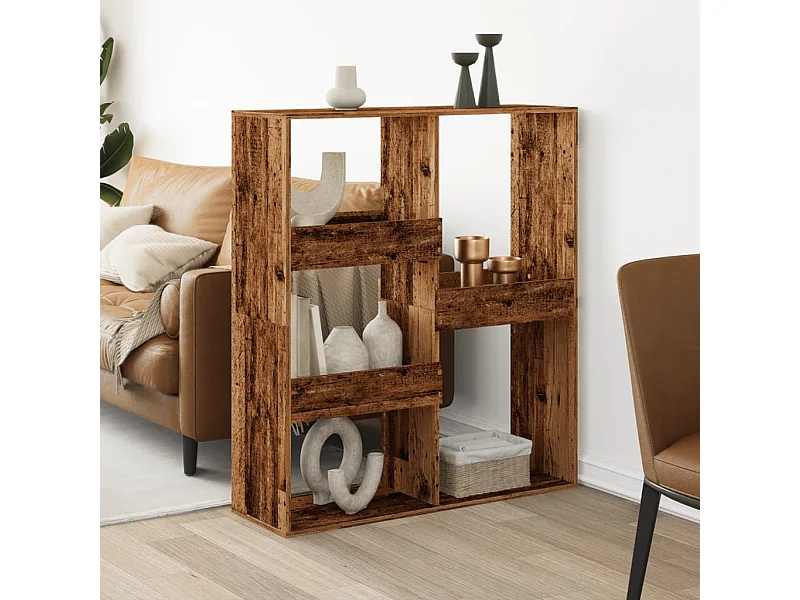 Cloison de séparation vieux bois bois d'ingénierie