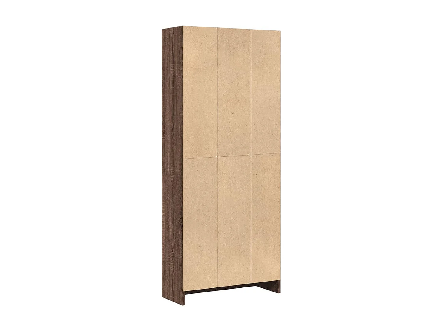 Boekenkast 60x24x143 cm bewerkt hout zwart