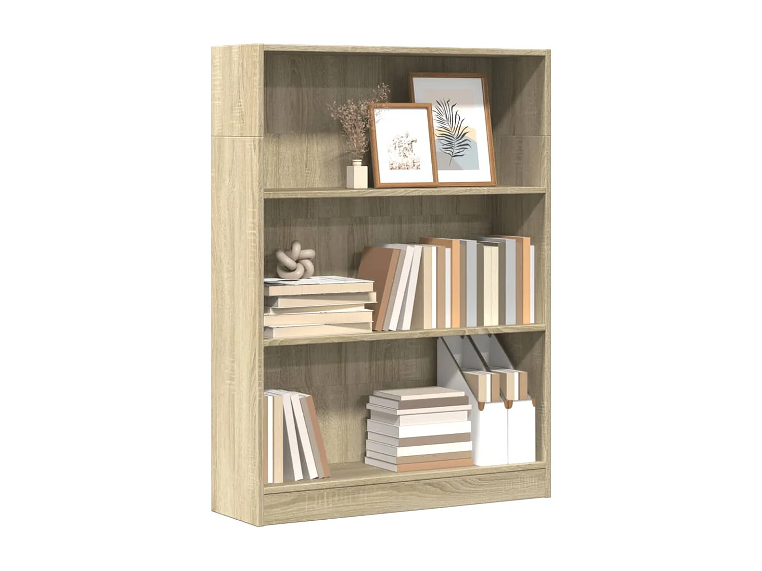 Libreria Rovere Sonoma 80x24x109 cm in Legno Multistrato