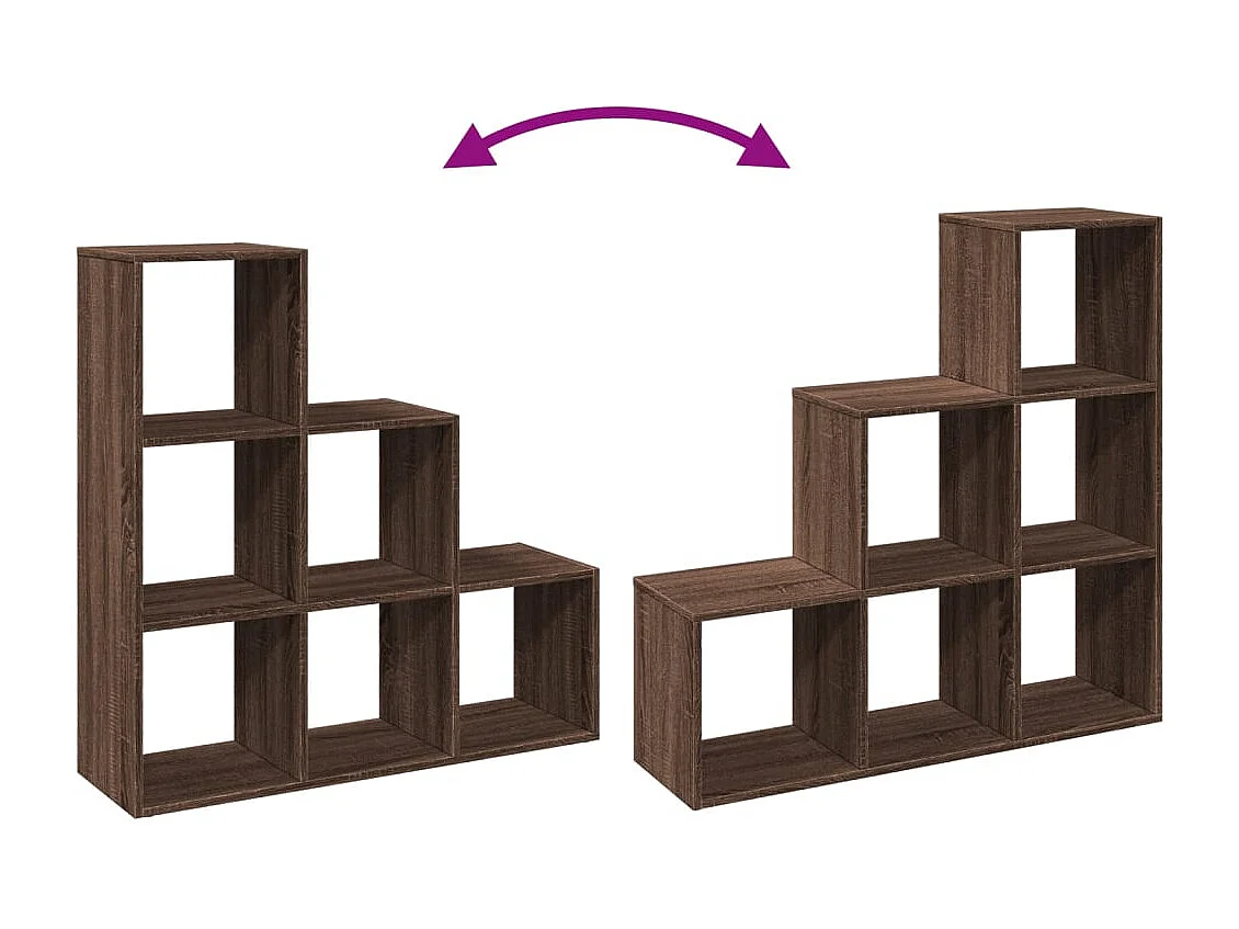 Bibliothèque chêne sonoma 80x24x109 cm bois d'ingénierie