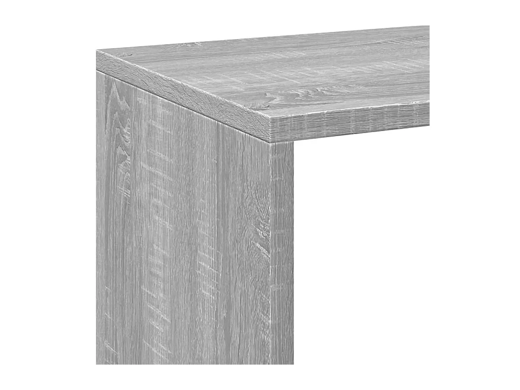 Kamerscherm / boekenkast 6-laags 70x24x193 cm hout oud hout