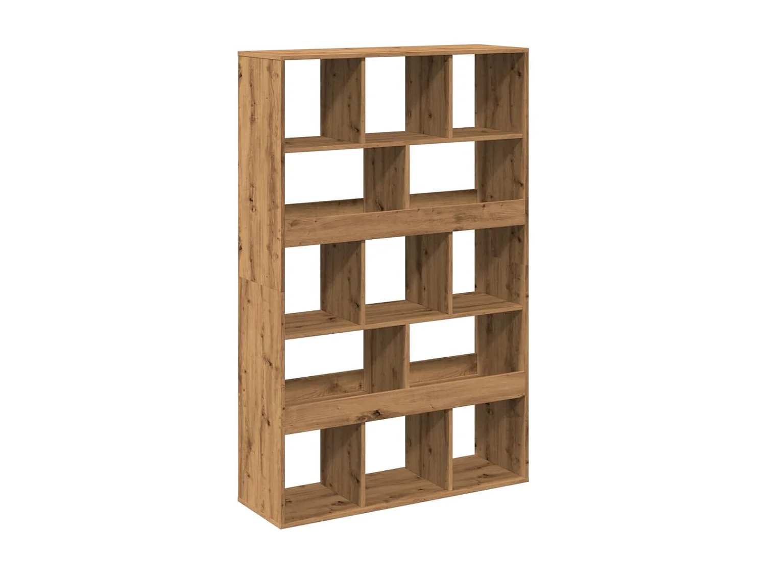 Bibliothèque gris béton 100x33x156,5 cm bois d'ingénierie