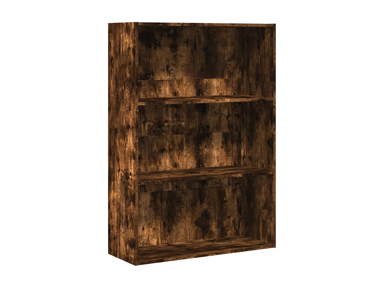 Libreria Rovere Fumo 80x30x114 cm in Legno Multistrato