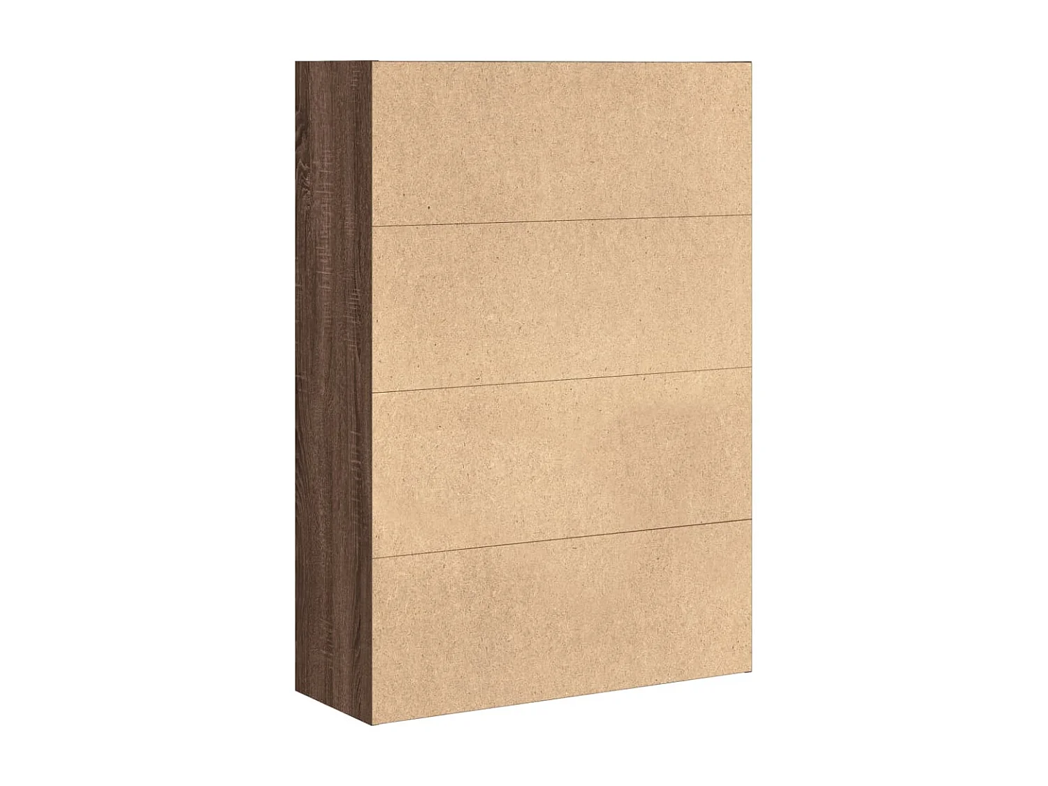 Libreria Rovere Fumo 80x30x114 cm in Legno Multistrato