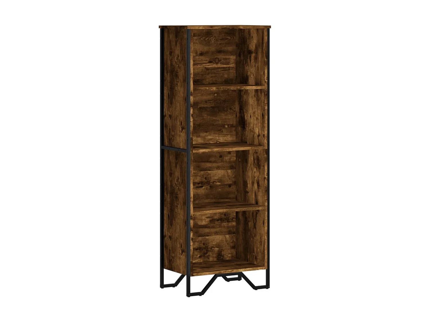 Libreria Rovere Fumo 50x31x137,5 cm in Truciolato