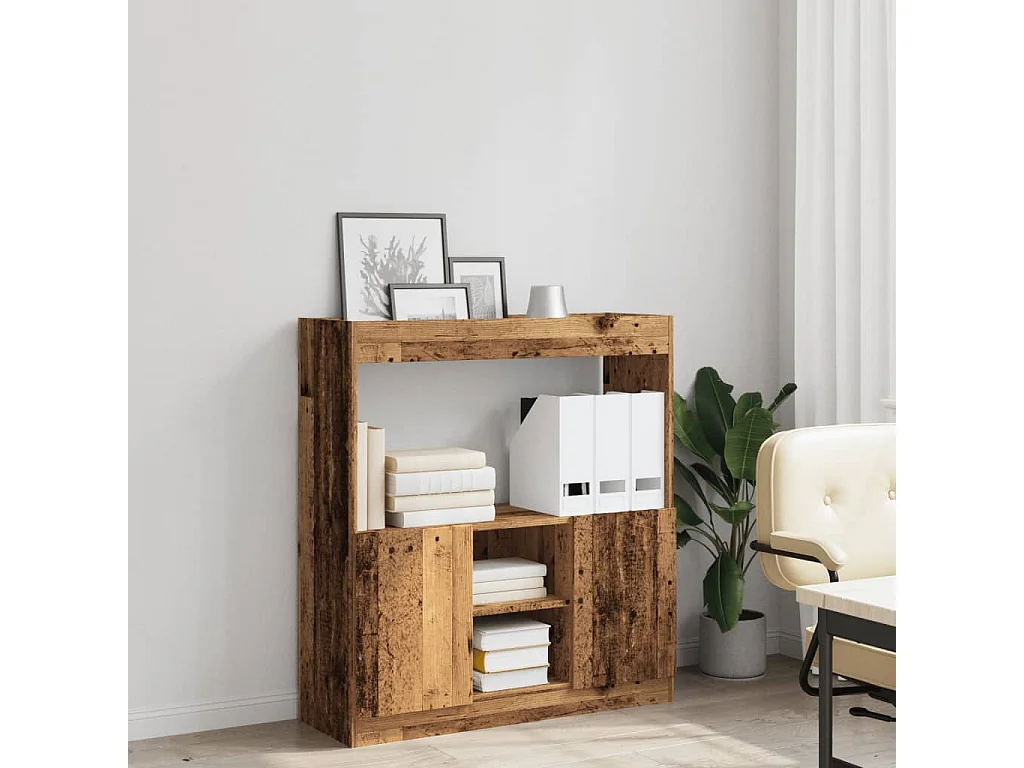 Armário alto 92x33x100 cm derivados de madeira madeira velha