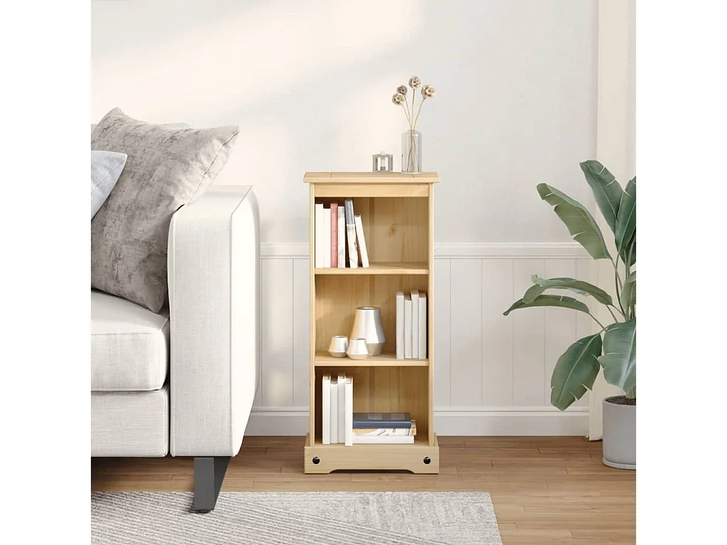 Bibliothèque Corona 46x29x100 cm bois de pin massif