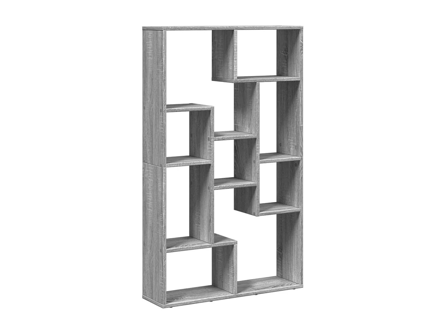 Bibliothèque sonoma gris 72x20x120 cm bois d'ingénierie