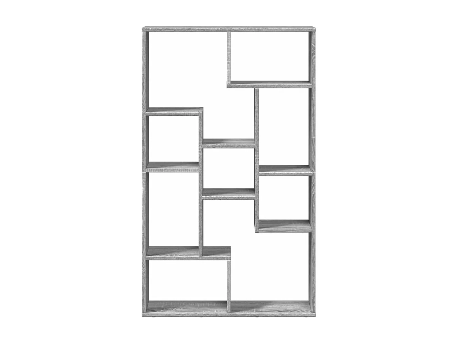 Bibliothèque sonoma gris 72x20x120 cm bois d'ingénierie