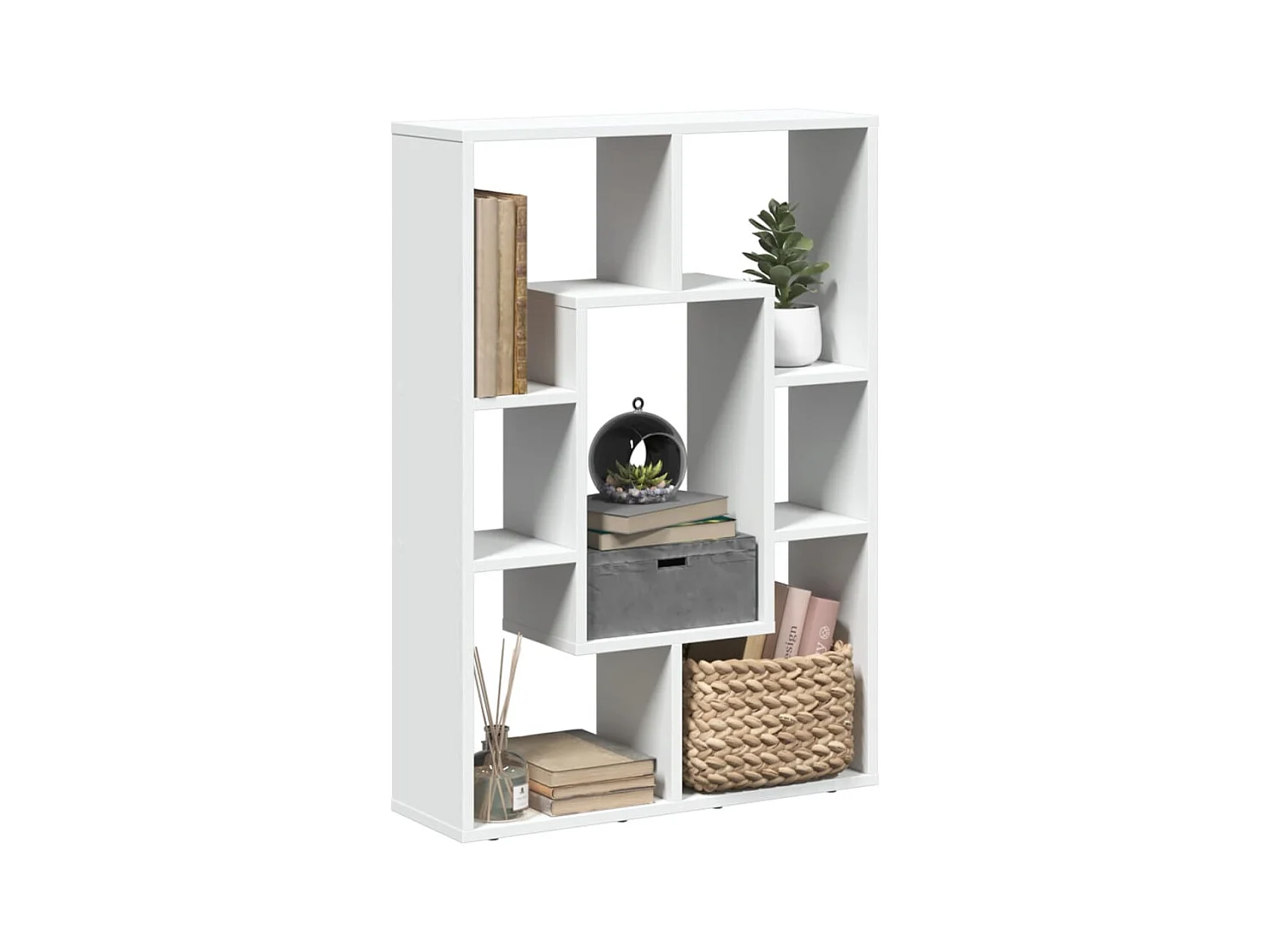 Libreria Bianca 63x20x90 cm in Truciolato