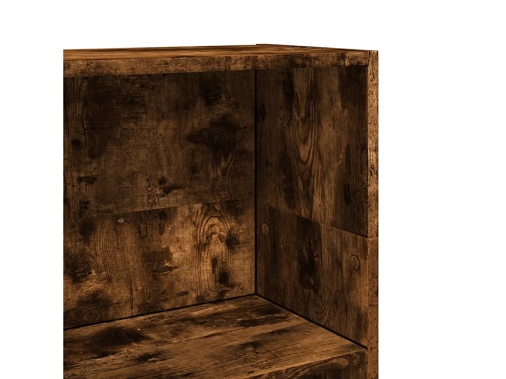 Estantería de madera de ingeniería gris Sonoma 60x20x120 cm