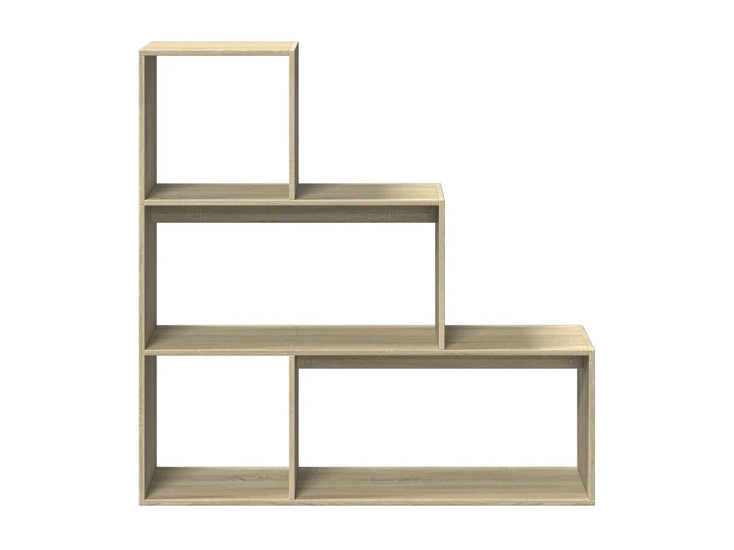 Étagère séparatrice de pièce 3 niveaux chêne sonoma