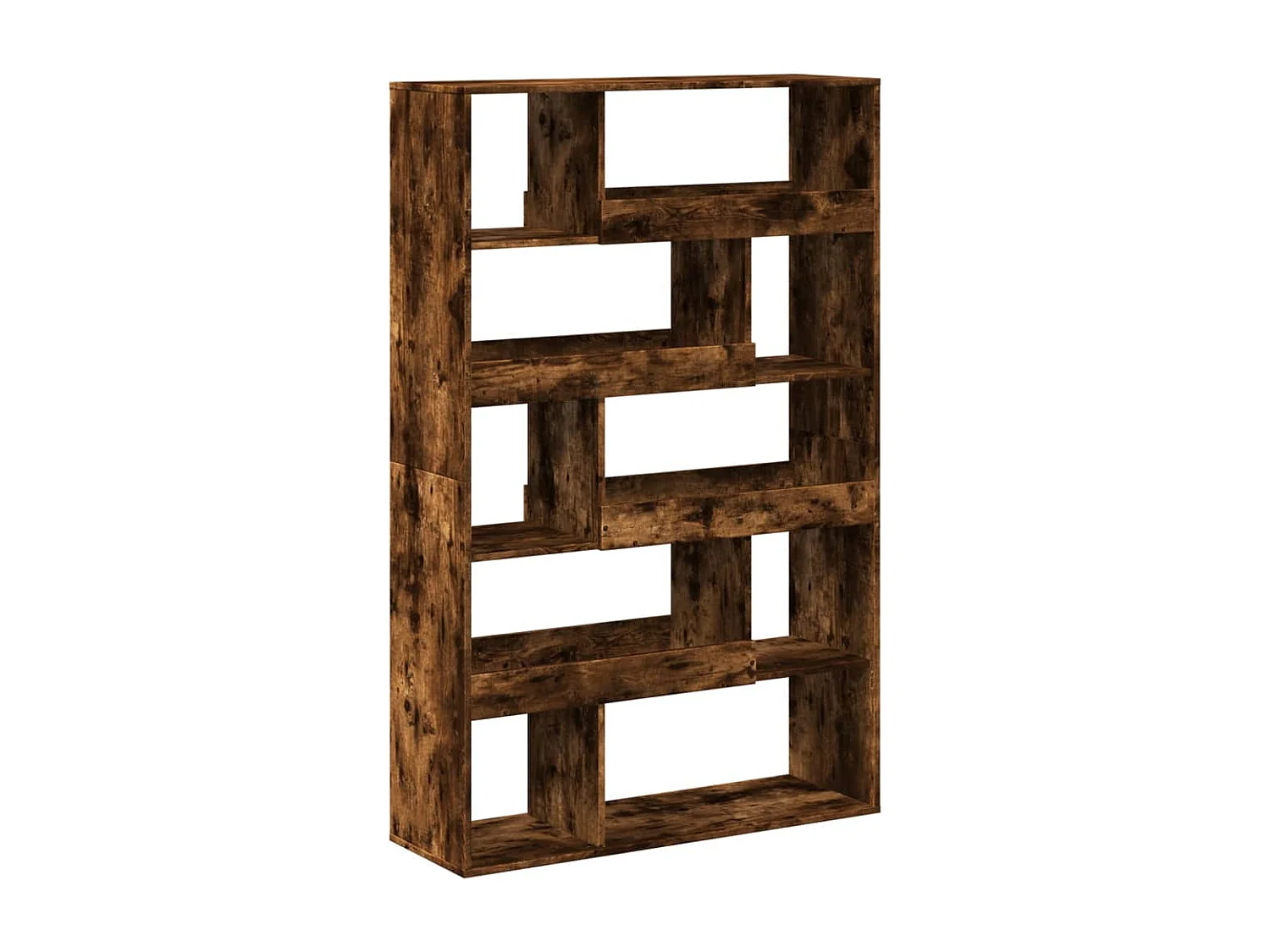 Boekenkast 100x33x156,5 cm bewerkt hout gerookt eikenkleurig