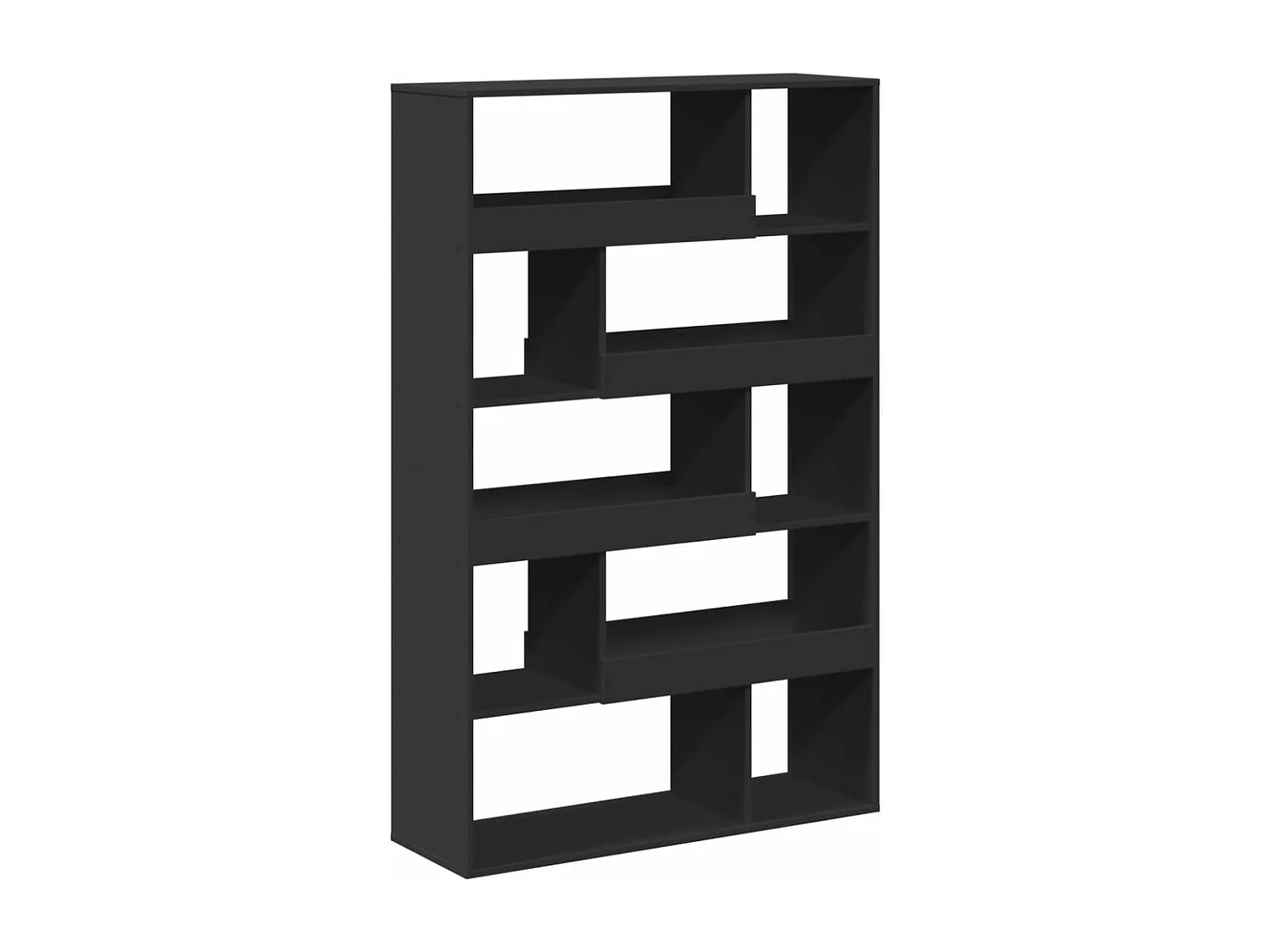 Boekenkast 100x33x156,5 cm bewerkt hout gerookt eikenkleurig