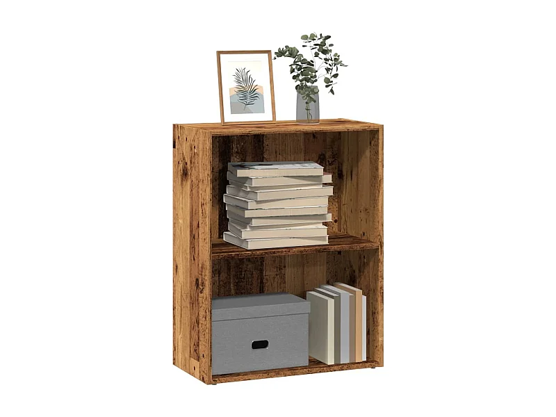 Libreria Legno Antico 60x30x77 cm in Legno Multistrato