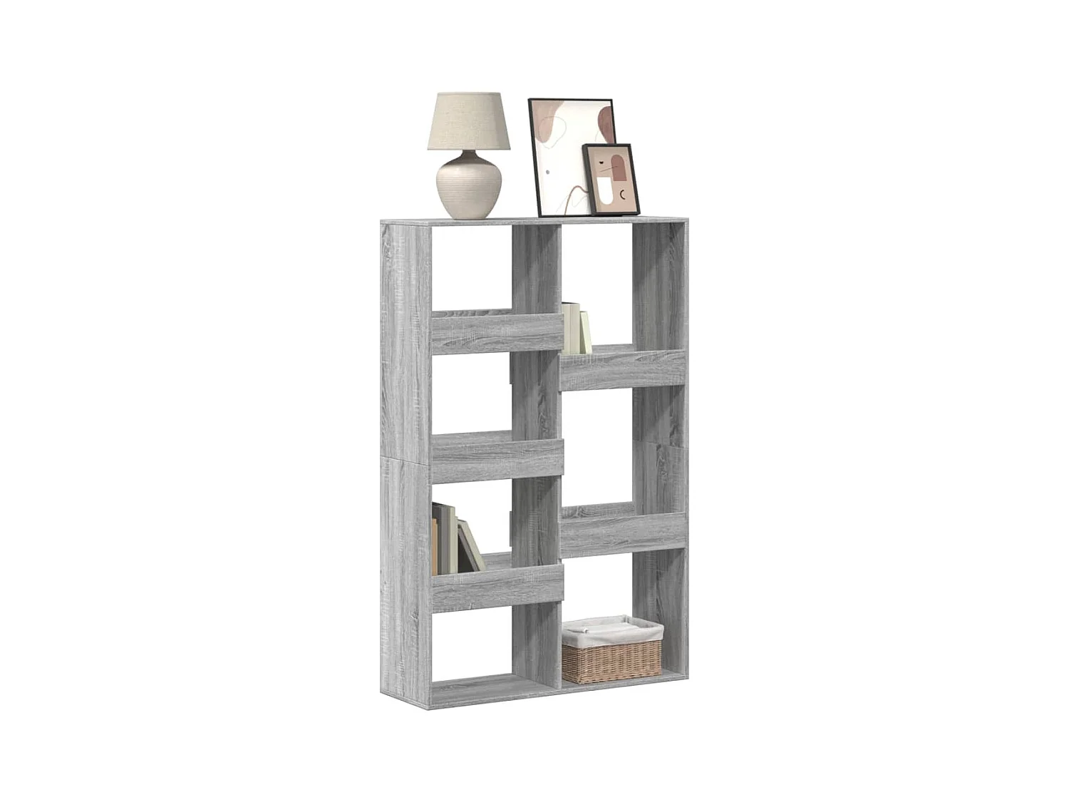 Bücherregal Grau Sonoma 100x33x155,5 cm Holzwerkstoff