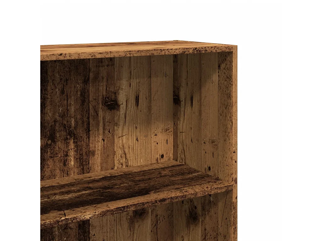 Bücherregal Räuchereiche 80x30x77 cm Holzwerkstoff