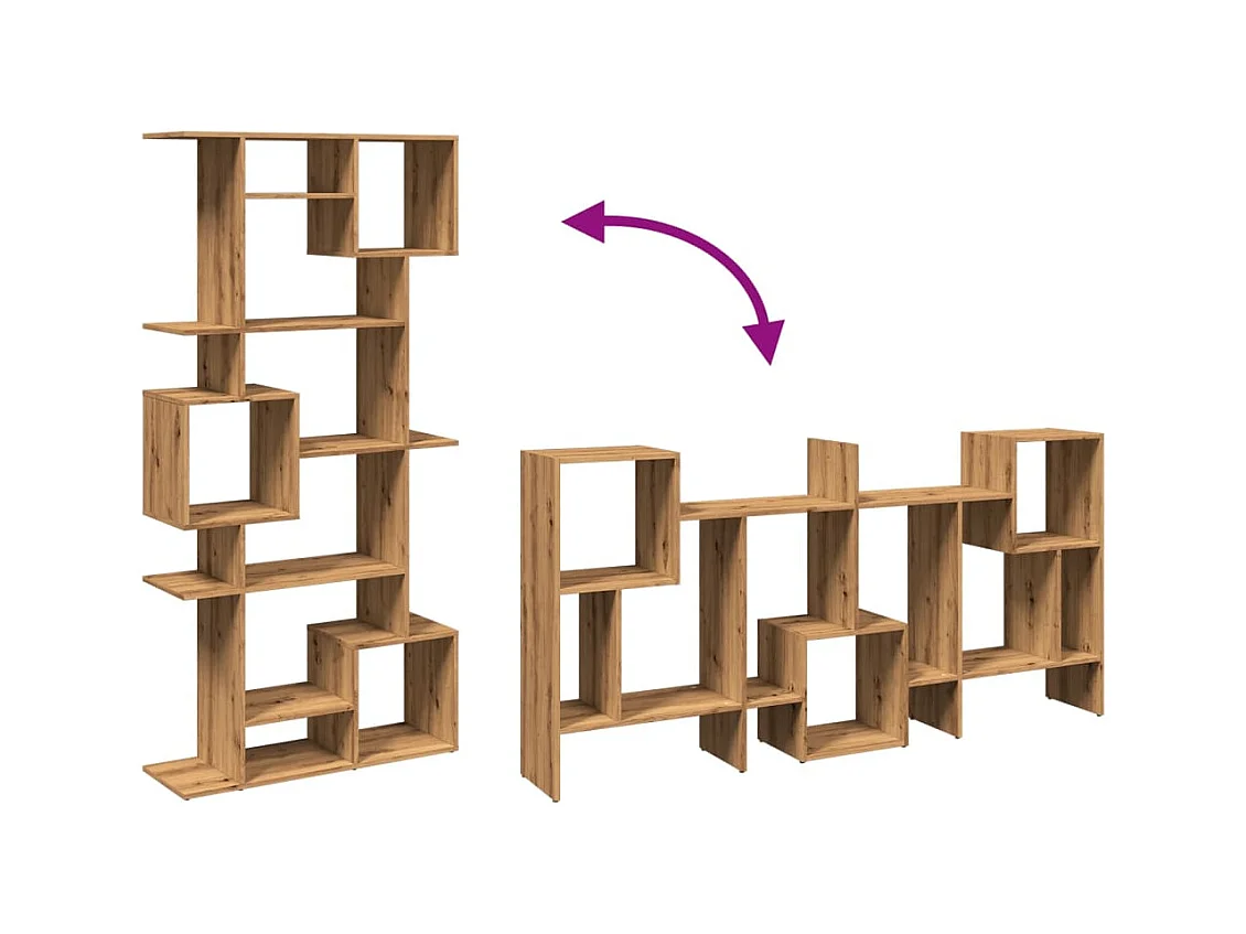 Boekenkast 40x30x152 cm bewerkt hout wit